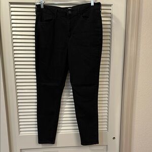 SO Black Skinny Jeans Full-Length Tapered